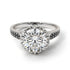 Diamond Milgrain Engagement Ring - Yara No. 33