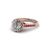 Diamond Milgrain Engagement Ring - Yara No. 47