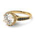 Diamond Milgrain Engagement Ring - Yara No. 31
