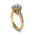 Diamond Milgrain Engagement Ring - Yara No. 1