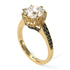 Diamond Milgrain Engagement Ring - Yara No. 31