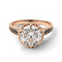 Diamond Milgrain Engagement Ring - Yara No. 32