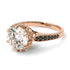 Diamond Milgrain Engagement Ring - Yara No. 32