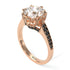 Diamond Milgrain Engagement Ring - Yara No. 32