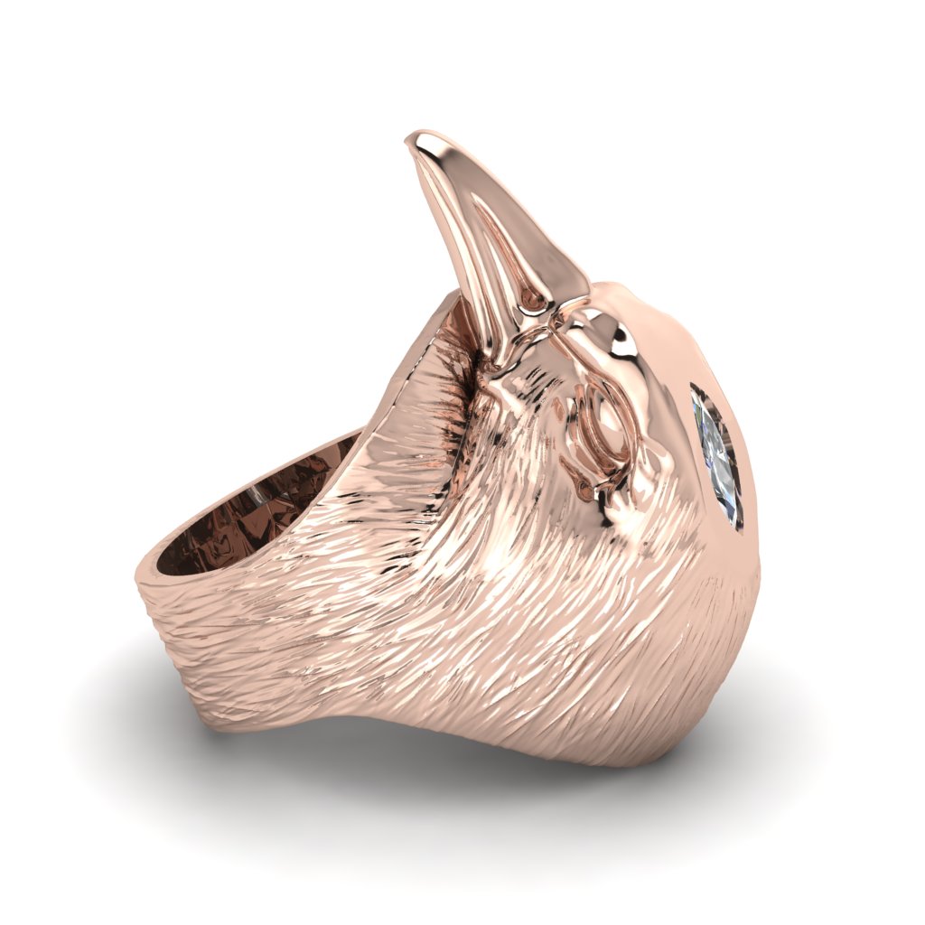 Diamond Raven Men's Fashion Ring - Maverick No. 2