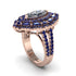 Diamond Three Layer Halo Marquise Ring - Destiny No. 62
