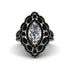 Diamond Three Layer Halo Marquise Ring - Destiny No. 33