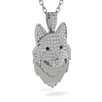 Diamond Wolf Spirit Pendant (16)