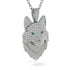 Diamond Wolf Spirit Pendant - Gabriel No. 6