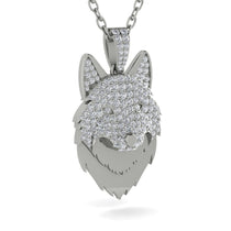 Diamond Wolf Spirit Pendant (6)