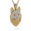 Diamond Wolf Spirit Pendant - Gabriel No. 10