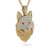 Diamond Wolf Spirit Pendant - Gabriel No. 10