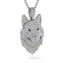 Diamond Wolf Spirit Pendant (28)
