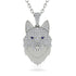 Diamond Wolf Spirit Pendant - Gabriel No. 15