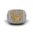 Diamonds Luxury Gold Eagle Ring - Sutton No. 18