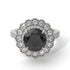 Diamond Double Halo Cathedral Engagement Ring - Deirdre No. 9 image 2