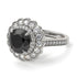 Diamond Double Halo Cathedral Engagement Ring - Deirdre No. 9 image 3