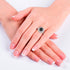 Diamond Double Halo Cathedral Engagement Ring - Deirdre No. 9 image 5