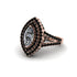 Marquise Diamond Double Halo Engagement Ring - Avah No. 32 image 3