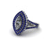Marquise Diamond Double Halo Engagement Ring - Avah No. 63 image 2