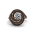 Diamond Double Halo Swirling Engagement Ring - Serena No. 32 image 3