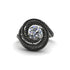 Diamond Double Halo Swirling Engagement Ring - Serena No. 33