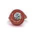 Diamond Double Halo Swirling Engagement Ring - Serena No. 46 image 3