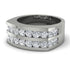 Diamond Double Row Wedding Band - Kai No. 3 image 2