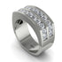 Diamond Double Row Wedding Band - Kai No. 3