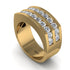 Diamond Double Row Wedding Band - Kai No. 1