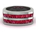 Ruby Double Row Wedding Band - Kai No. 12 image 3