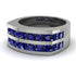 Sapphire Double Row Wedding Band - Kai No. 15