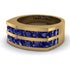 Sapphire Double Row Wedding Band - Kai No. 13 image 2