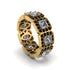 Emerald-Cut Diamond Eternity Wedding Ring - Fatima No. 31
