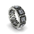 Emerald-Cut Diamond Eternity Wedding Ring - Fatima No. 33