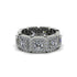 Emerald-Cut Diamond Eternity Wedding Ring - Fatima No. 3