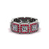 Emerald-Cut Diamond Eternity Wedding Ring - Fatima No. 48 image 2