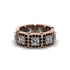 Emerald-Cut Diamond Eternity Wedding Ring - Fatima No. 32