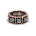 Emerald-Cut Diamond Eternity Wedding Ring - Fatima No. 32 image 3