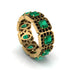 Emerald-Cut Emerald Eternity Wedding Ring - Fatima No. 34 image 1