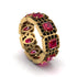Emerald-Cut Ruby Eternity Wedding Ring - Fatima No. 40 image 1