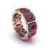 Emerald-Cut Ruby Eternity Wedding Ring - Fatima No. 71 image 1