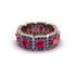 Emerald-Cut Ruby Eternity Wedding Ring - Fatima No. 71 image 3