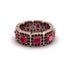 Emerald-Cut Ruby Eternity Wedding Ring - Fatima No. 41 image 3