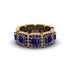 Emerald-Cut Sapphire Eternity Wedding Ring - Fatima No. 73 image 2