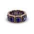Emerald-Cut Sapphire Eternity Wedding Ring - Fatima No. 44 image 3