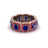 Emerald-Cut Sapphire Eternity Wedding Ring - Fatima No. 59 image 3