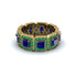 Emerald-Cut Sapphire Eternity Wedding Ring - Fatima No. 28 image 3