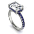 Emerald-Cut Diamond Pavé Engagement Ring - Daphne No. 63 image 1
