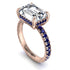 Emerald-Cut Diamond Pavé Engagement Ring - Daphne No. 62 image 1